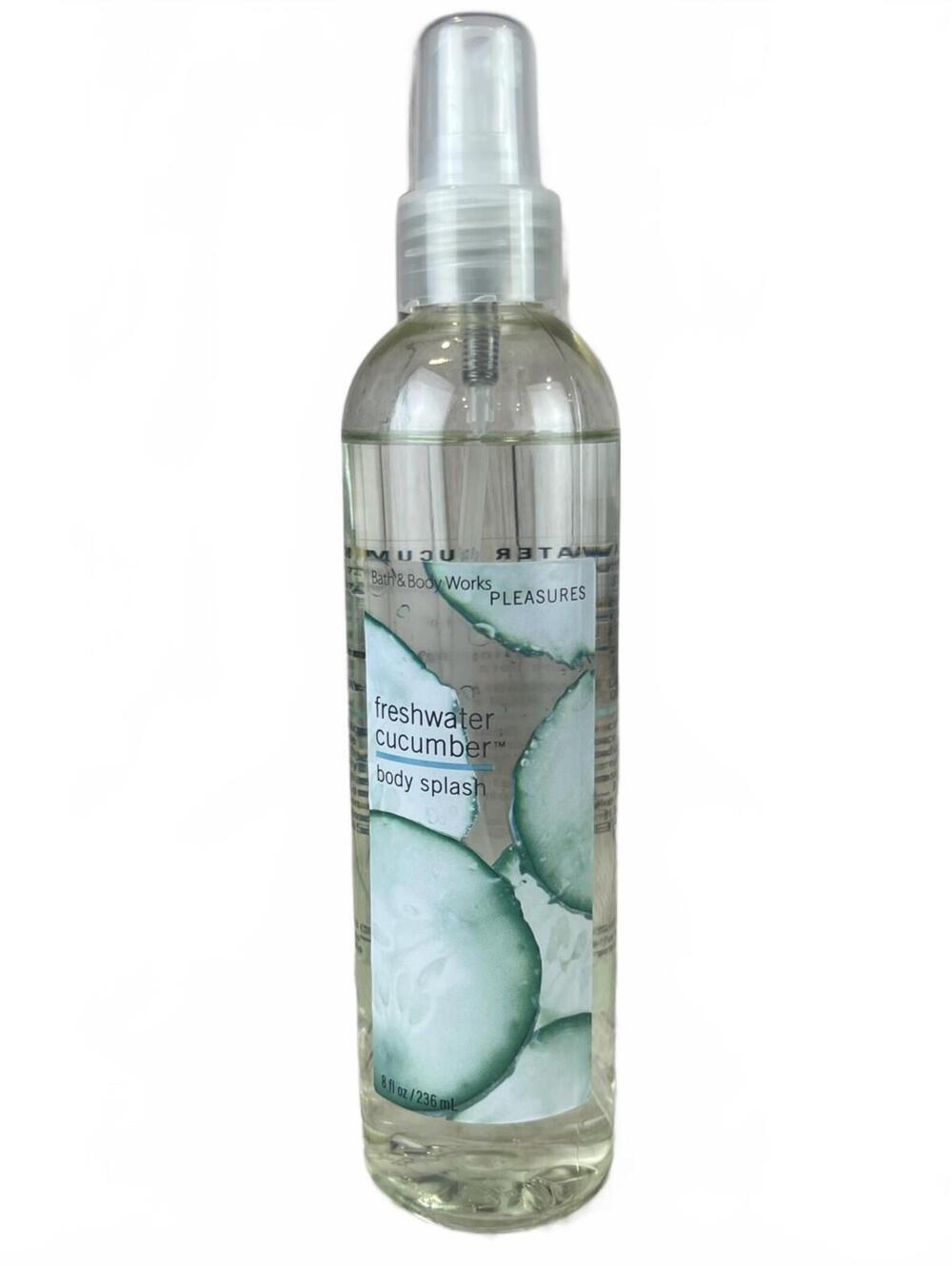 Bath & Body Works Freshwater Cucumber Splash Fragrance Mist 8oz Fresh Water Rare